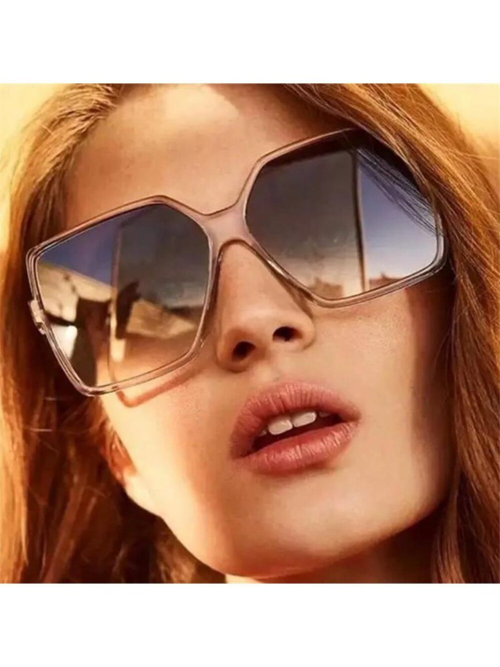 Luxury Big Square Sunglasses